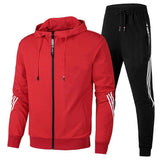 Willem comfortabel trainingspak voor heren – zachte en ademende set met broek en hoodie, ideaal voor sporten, casual wear en actieve vrijetijdsbesteding.