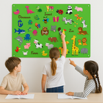 Liora viltbord voor kinderen – educatief en creatief speelbord van zacht vilt, ideaal voor knutselactiviteiten en het ontwikkelen van fijne motoriek.