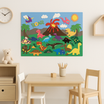 Liora viltbord voor kinderen – educatief en creatief speelbord van zacht vilt, ideaal voor knutselactiviteiten en het ontwikkelen van fijne motoriek.
