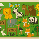 Liora viltbord voor kinderen – educatief en creatief speelbord van zacht vilt, ideaal voor knutselactiviteiten en het ontwikkelen van fijne motoriek.