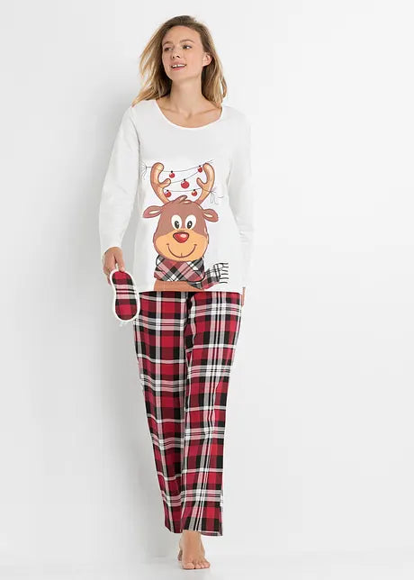 XmasCozy matching kerstpyjama set voor het gezin – zachte, comfortabele en feestelijke pyjama’s voor een gezellige en harmonieuze kerstsfeer thuis.