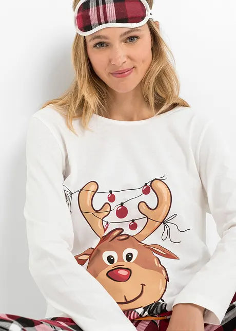 XmasCozy matching kerstpyjama set voor het gezin – zachte, comfortabele en feestelijke pyjama’s voor een gezellige en harmonieuze kerstsfeer thuis.