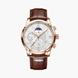 Herenhorloge met quartz uurwerk en verstelbare band