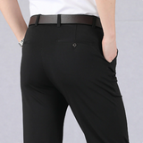 Klassieke stretch broek voor heren met zakken