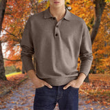 Elegante polosweater voor heren met kraag