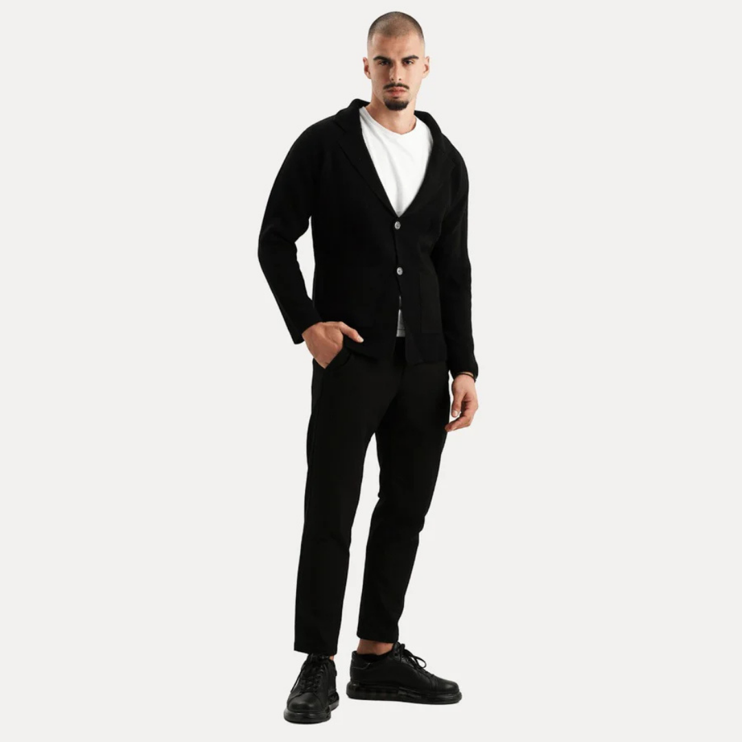 Heren gebreid vest – warm en comfortabel wintervest van zachte wolmix, stijlvolle pasvorm en ideaal voor koude dagen.