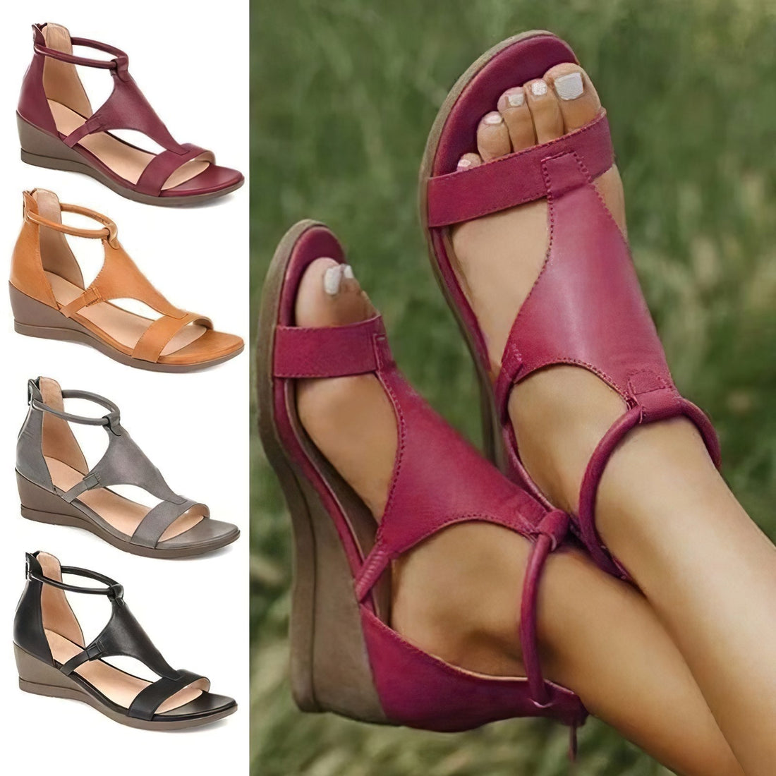 Emilia comfortabele sandalen met hak voor dames, stijlvol ontwerp en perfecte pasvorm voor dagelijks gebruik.