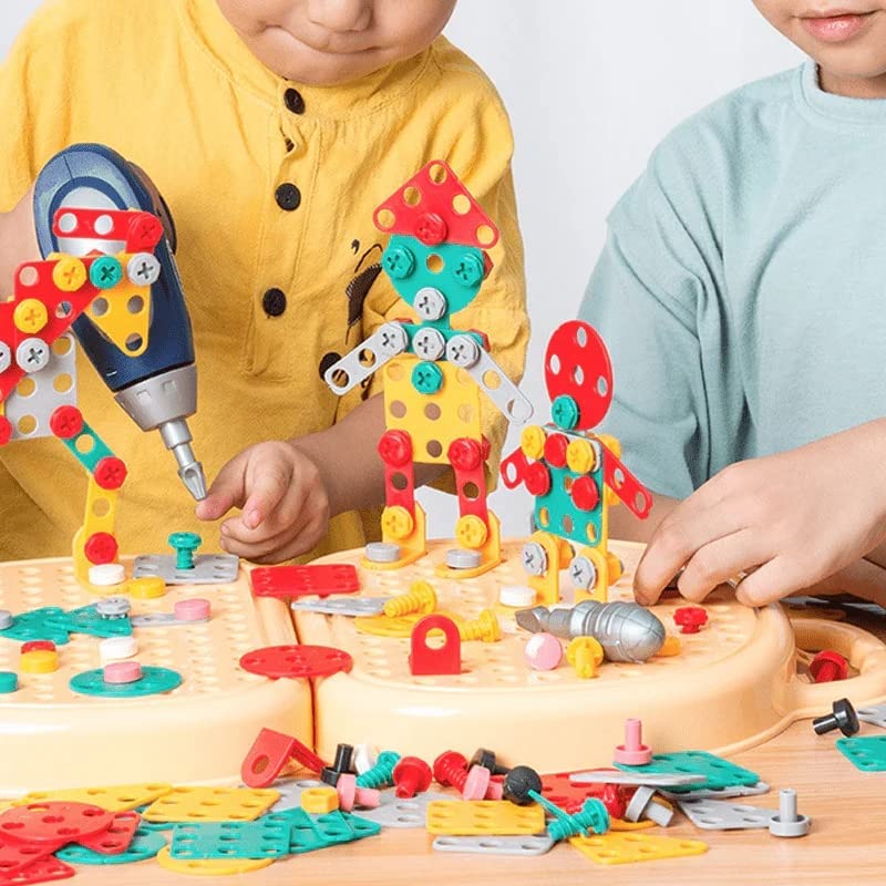 LittleBuilder Montessori gereedschapskist voor kinderen – educatief houten speelgoed dat fijne motoriek, probleemoplossend denken en creatief spel stimuleert.
