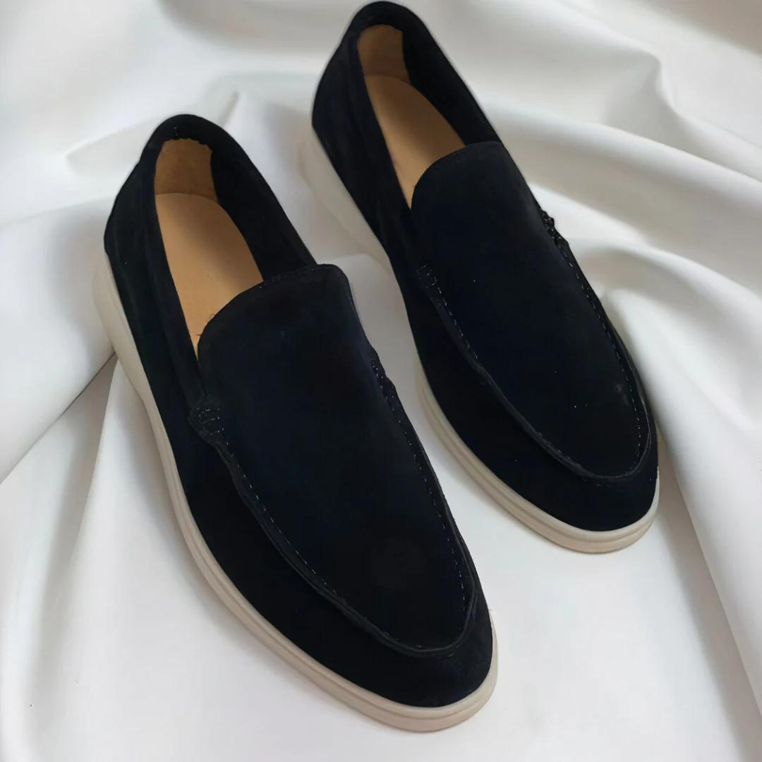 Lucian klassieke leren loafers voor heren – elegante bruine herenschoenen van hoogwaardig leer met comfortabele pasvorm voor casual en formele gelegenheden.