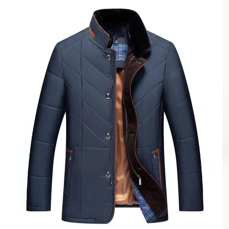 Ardin herenjas met klassieke kraag – stijlvolle jas van hoogwaardig materiaal met comfortabele pasvorm, tijdloos design en perfecte keuze voor werk of casual gelegenheden.