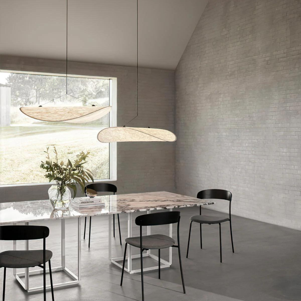 Design Hanglamp Japandi – luxe boho plafondlamp in natuurlijke tinten, hoogwaardig materiaal en moderne stijlvolle verlichting voor elk interieur.