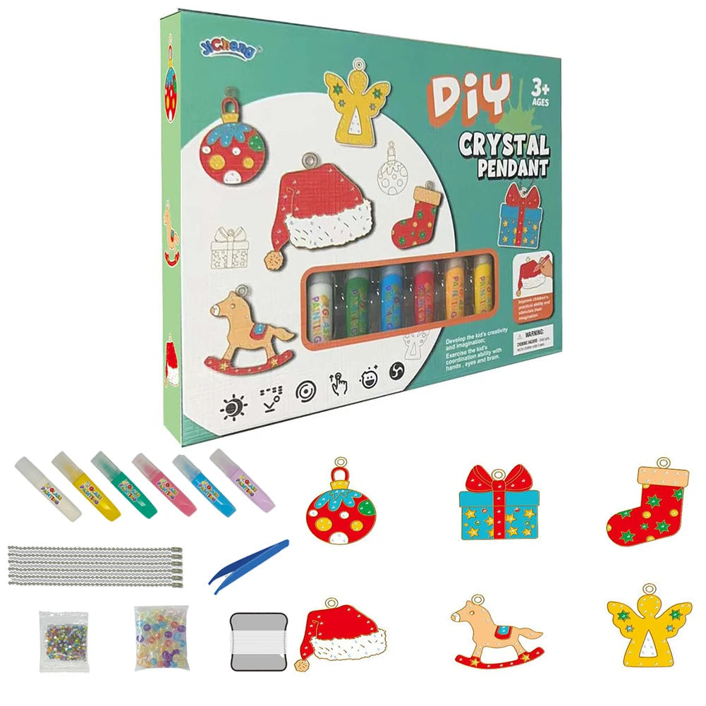 MagicCraft DIY hangerset voor kinderen – creatieve knutselset met veilige materialen, stimuleert fantasie en fijne motoriek.
