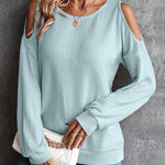 Dames T-shirt met lange mouwen – eenvoudig, comfortabel en ideaal voor elk seizoen.