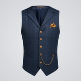 Heren gilet met knoopsluiting voor herfst