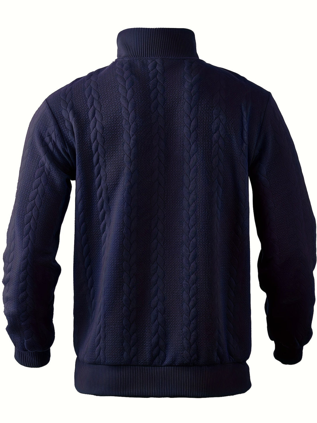 Herenpullover met rits – comfortabele en stijlvolle pullover van hoogwaardige stof. Perfect voor laagjes, met een praktische rits en moderne pasvorm voor elke gelegenheid.