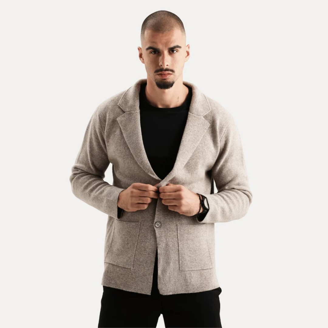 Heren gebreid vest – warm en comfortabel wintervest van zachte wolmix, stijlvolle pasvorm en ideaal voor koude dagen.