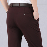 Klassieke stretch broek voor heren met zakken