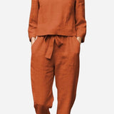 Tweedelige Set met Top en Joggerbroek