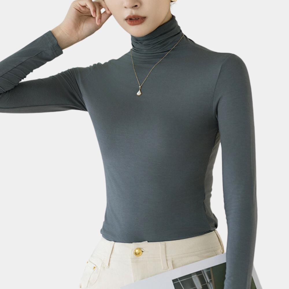 Kahnay – Modieus coltruitje voor dames – Elegant en comfortabel truitje met hoge kraag, perfect voor een chique en warme uitstraling in de koudere maanden. Voeg stijl en warmte toe aan je garderobe met dit veelzijdige coltruitje.