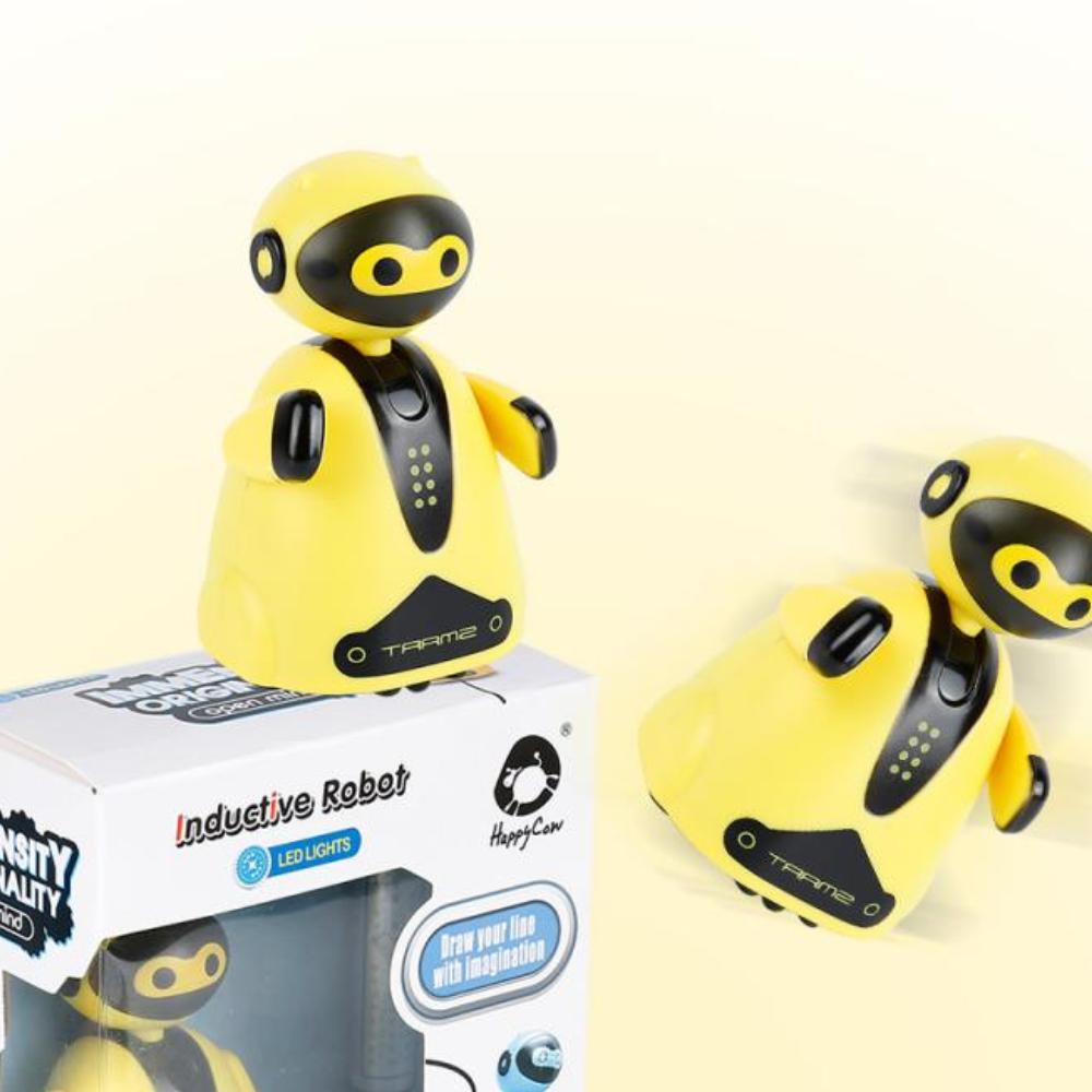 Magische Line Robot – educatief en interactief speelgoed dat tekenen en leren combineert, stimuleert creativiteit, motoriek en probleemoplossend denken bij kinderen.