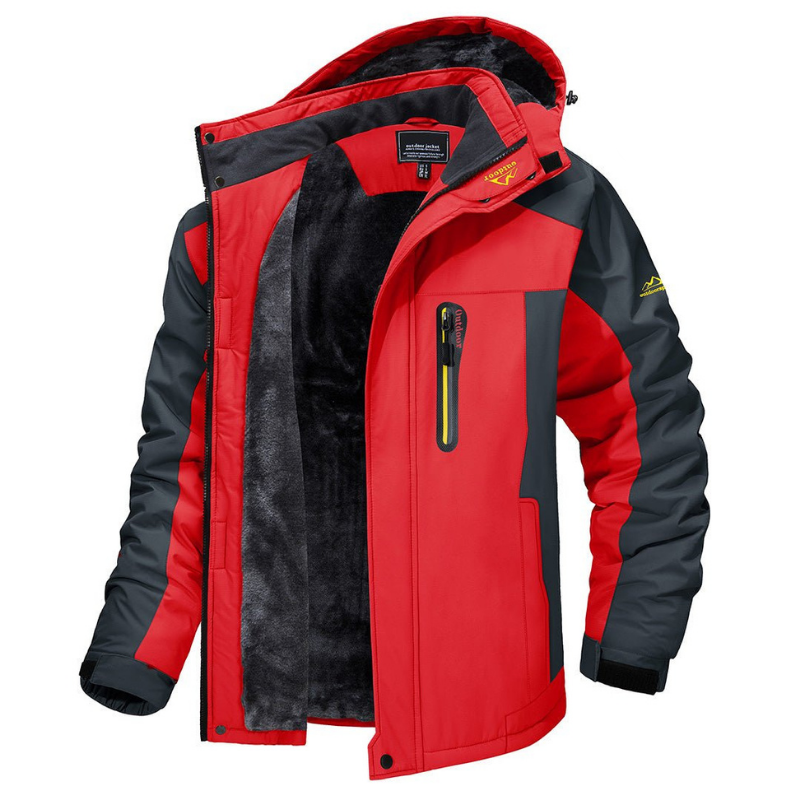 Levano heren outdoor winterjas – warme, waterafstotende jas met winddichte bescherming, comfortabele pasvorm en duurzaam materiaal, ideaal voor winterse buitenactiviteiten.
