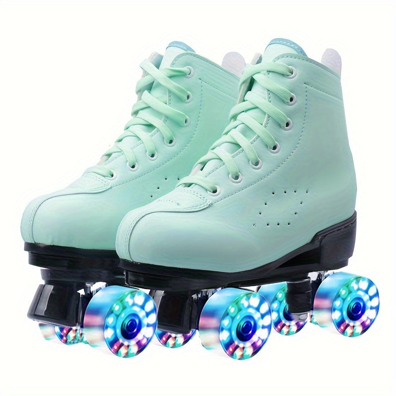 ShineSkates trendy LED rollerskates – stijlvolle en comfortabele rolschoenen met lichtgevende wielen, perfect voor meisjes en tieners voor buitenplezier en avondactiviteiten.