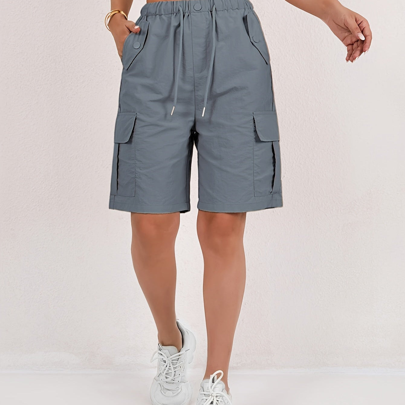 Cargo Bermuda Shorts met Opgestikte Zakken