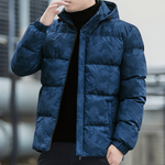 JOSE casual winterjas voor heren – warme gevoerde jas met capuchon en ritssluiting, ideaal voor koude dagen met een stijlvolle uitstraling.