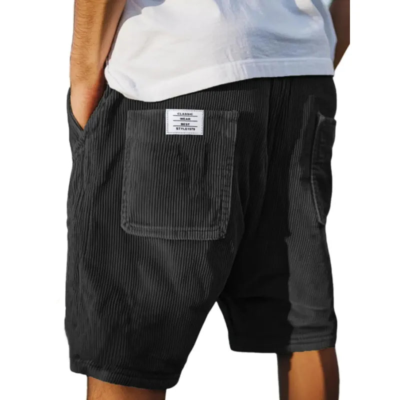 Gestreepte Cargo Shorts met Opgestikte Zakken
