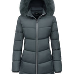Eline dames winterjas – lange, warme jas met elegante pasvorm, comfortabele voering en ideaal voor koude winterdagen.