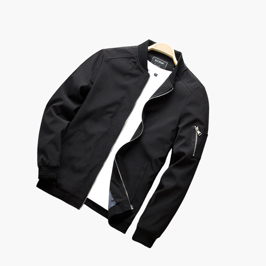 Brent stijlvolle bomberjack voor heren – moderne jas met comfortabele pasvorm, duurzame stof en tijdloos design, ideaal voor casual en streetwear looks.