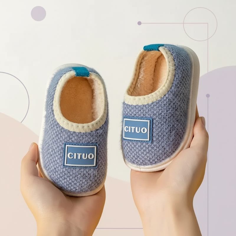 Cituo warme en zachte kinderslofjes – comfortabele en knusse slofjes die de voetjes van kinderen warm houden tijdens koude dagen.