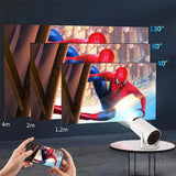 StreamBeam draagbare mini projector – compacte en krachtige projector voor thuisbioscoopervaring, ideaal voor films, games en presentaties.