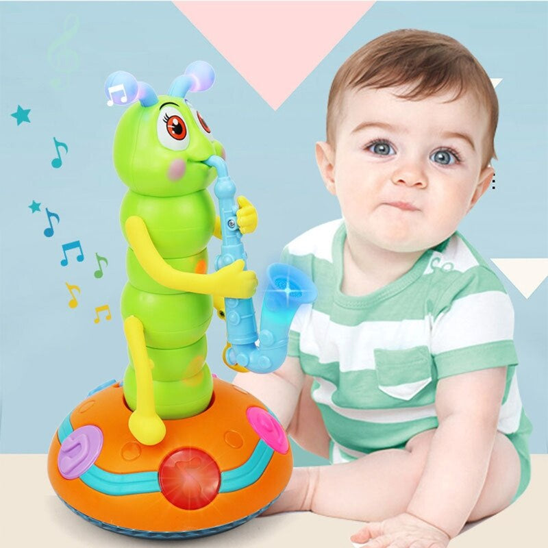 Dansende rups speelgoed met muziek – kleurrijk en interactief kinderspeelgoed dat beweegt en muziek speelt voor eindeloos plezier en stimulatie.
