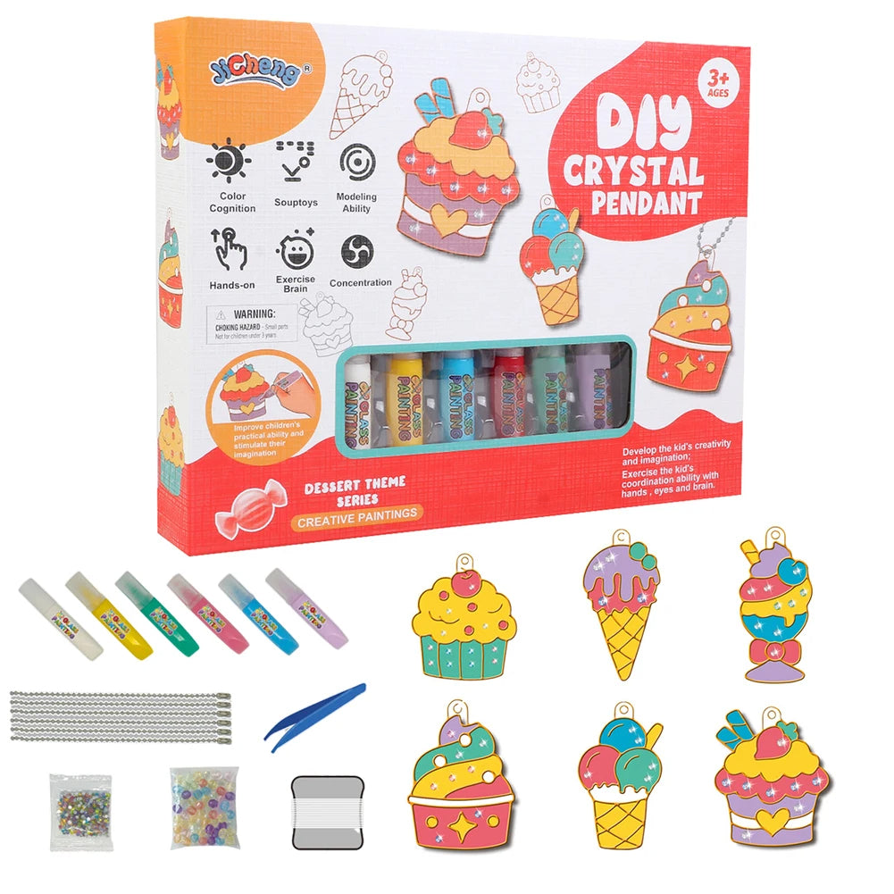 MagicCraft DIY hangerset voor kinderen – creatieve knutselset met veilige materialen, stimuleert fantasie en fijne motoriek.