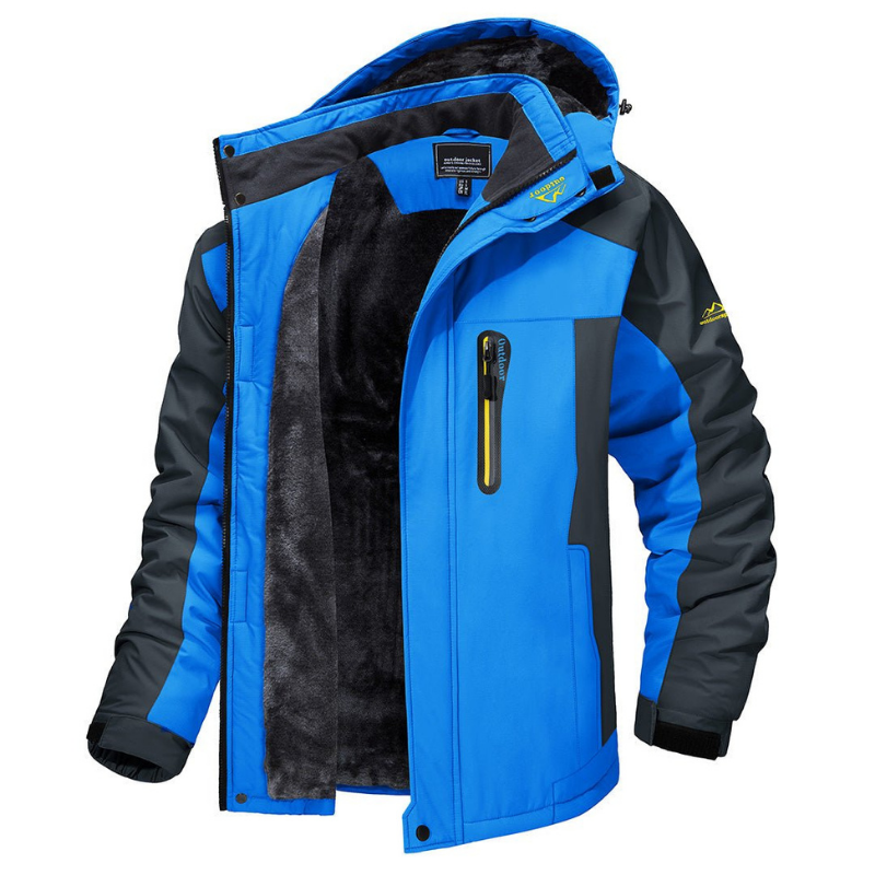 Levano heren outdoor winterjas – warme, waterafstotende jas met winddichte bescherming, comfortabele pasvorm en duurzaam materiaal, ideaal voor winterse buitenactiviteiten.