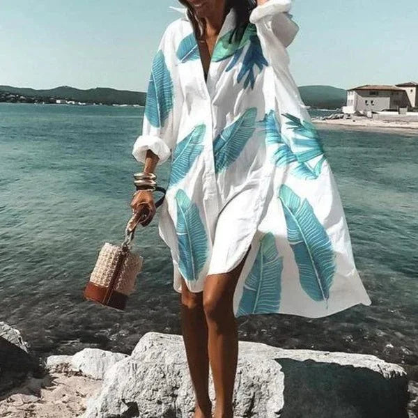Oversized Blousejurk met Print