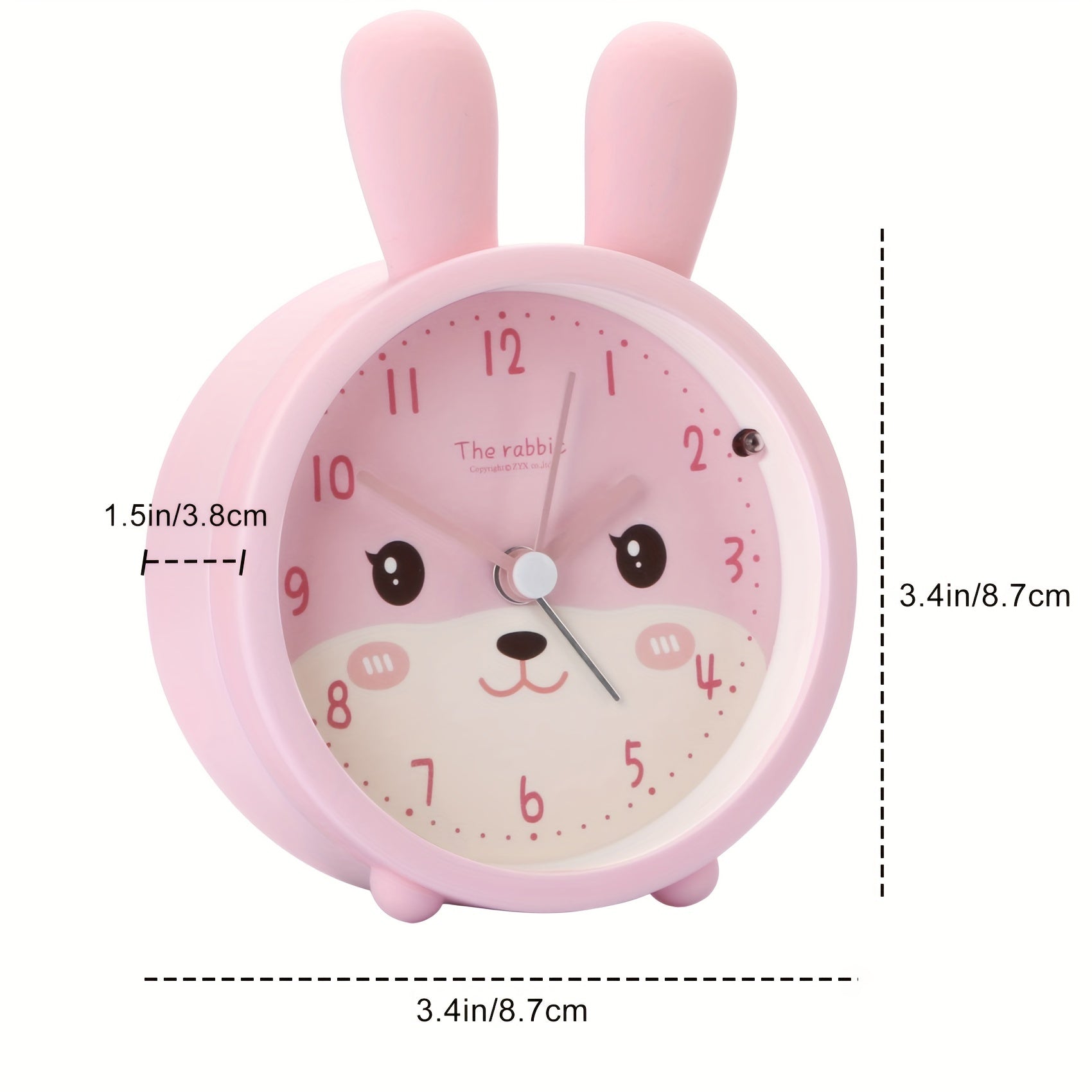 SleepyBunny stille wekker voor kinderen – schattige en veilige klok met zacht design, eenvoudig afleesbaar en ideaal voor een rustige slaaproutine.