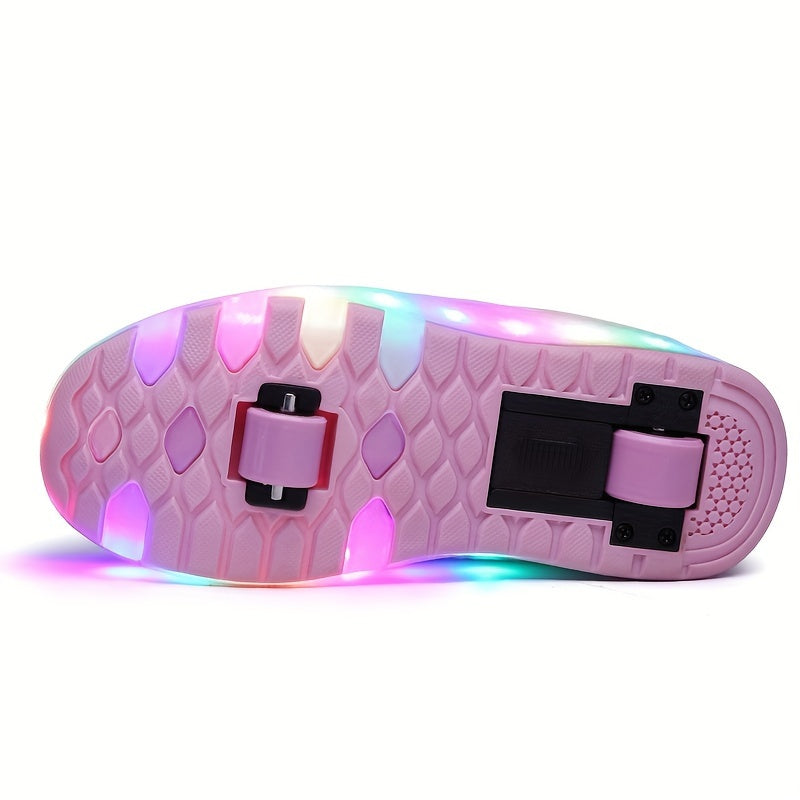 FlashRunners verlichte roller sneakers met LED voor kinderen – comfortabele en duurzame sneakers met kleurrijke lichtgevende wielen, perfect voor buitenspelen en avondplezier.