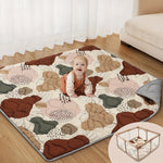 TinyPlay boho chic baby speelmat – dikke, zachte katoenen stof, comfortabele ondergrond en stijlvol ontwerp voor veilig speelplezier.