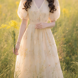 Romantische Maxi Jurk met Bloemenprint