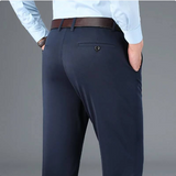 Klassieke stretch broek voor heren met zakken