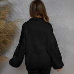 Casual dames sweater met halve rits, comfortabel en stijlvol voor dagelijks gebruik.