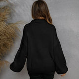 Casual dames sweater met halve rits, comfortabel en stijlvol voor dagelijks gebruik.