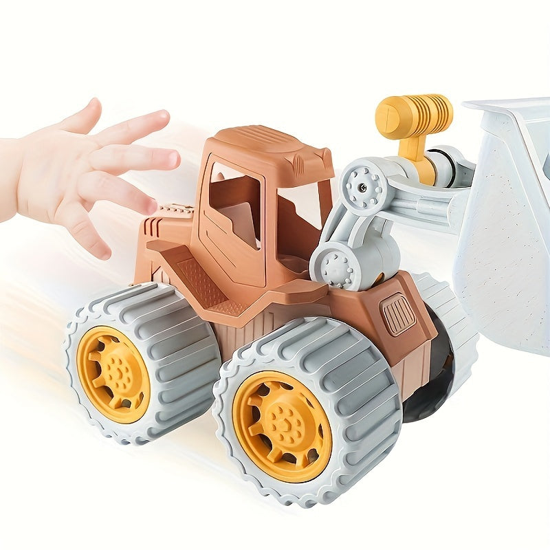 Bulldozer speelgoed – educatieve graafmachine voor kinderen, stimuleert motoriek, creativiteit en rollenspel, duurzaam en veilig materiaal.