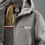 Thermische fleece jas met capuchon voor heren