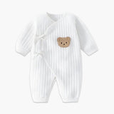 CuddleBear schattige babyromper met beertje – zachte, comfortabele en knusse romper voor dagelijks gebruik en een zorgeloze pasvorm.