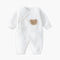 CuddleBear schattige babyromper met beertje – zachte, comfortabele en knusse romper voor dagelijks gebruik en een zorgeloze pasvorm.