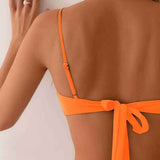 Dames Bikini met Bandeautop en Hoge Taille