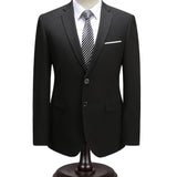 Tweedelig slim fit modern kostuum voor heren
